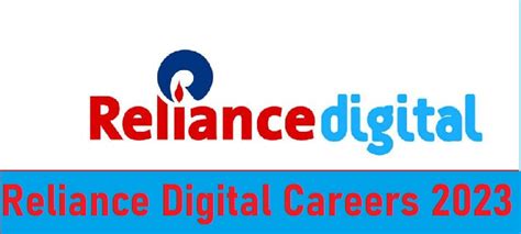reliance digital careers